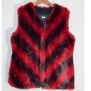 Pamela McCoy Couture Faux‎ Fur Vest - Women's Size M - Fabulous!